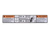 1704098 Decal, Dual Cap (Dom2) | JLG